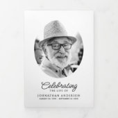 終身服務命令のお祝い 三つ折りプログラム (カバー)