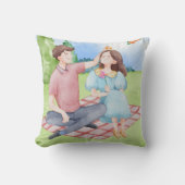 終身組合員 クッション (正面)