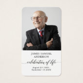 終身葬儀記念詩カードお祝い (正面)