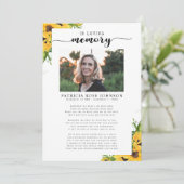 終身葬儀詩のお祝い 案内状 (スタンド正面)