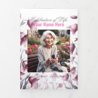 終身葬祭お祝い 三つ折り案内状