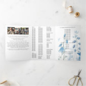 終身葬祭お祝い 三つ折り案内状 (内部)