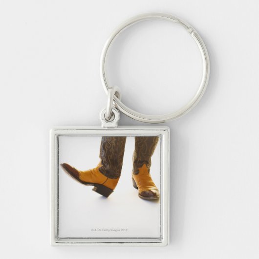 組のカウボーイの靴 キーホルダー (正面)