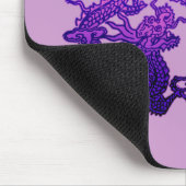 組のギフトおよび服装の紫色のドラゴン マウスパッド (コーナー)