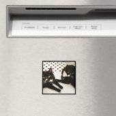 組のタキシード猫の磁石 マグネット (インサイチュ (食洗機))