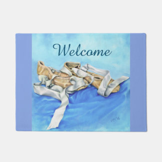 組のバレエシューズのドア・マット ドアマット