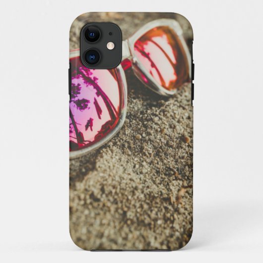 組のビーチの流行のサングラス Case-Mate iPhoneケース (裏面)