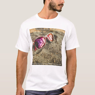 組のビーチの流行のサングラス Tシャツ