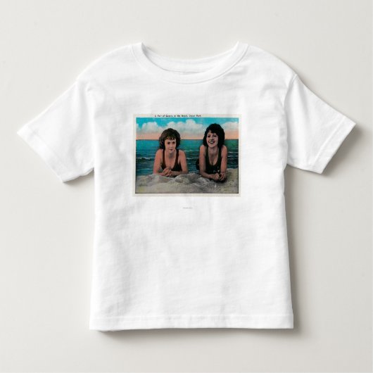 組のビーチ、海公園の女王 トドラーTシャツ (正面)