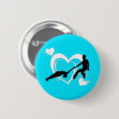 組のフィギュアスケートボタン 缶バッジ (正面&裏面)