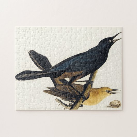 組のボート後につかれたGrackles ジグソーパズル (横)