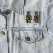 組のワシ型のブローチ(金属およびエナメル) 缶バッジ (インサイチュ)