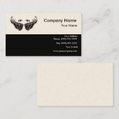 組の上で2つの女性の目が付いている翼 名刺 (正面/裏面)