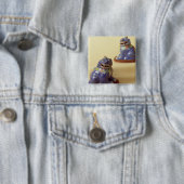 組の中国のなcloisonne犬、18世紀 缶バッジ (インサイチュ)