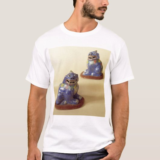 組の中国のなcloisonne犬、18世紀 tシャツ (正面)