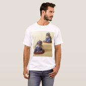 組の中国のなcloisonne犬、18世紀 tシャツ (正面フル)