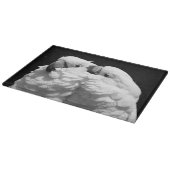 組の傘のオウム カッティングボード (角)