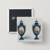 組の寓話的と飾られるSevresのつぼ 缶バッジ (正面&裏面)