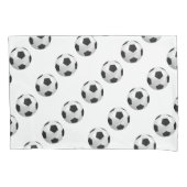 組の標準サイズの枕カバーまたはサッカー 枕カバー (正面左)