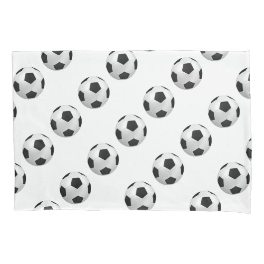 組の標準サイズの枕カバーまたはサッカー 枕カバー (正面左)