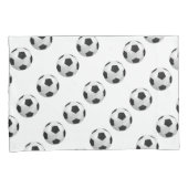 組の標準サイズの枕カバーまたはサッカー 枕カバー (正面右)