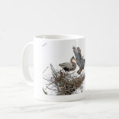 組の素晴らしい青鷲 コーヒーマグカップ (正面左)