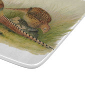 組の草が茂った分野のリングのネックのキジ カッティングボード (角)