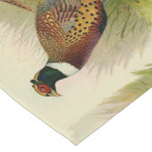 組の草が茂った分野のリングのネックのキジ ショートテーブルランナー (コーナー)