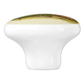 組の草が茂った分野のリングのネックのキジ セラミックノブ (側面)