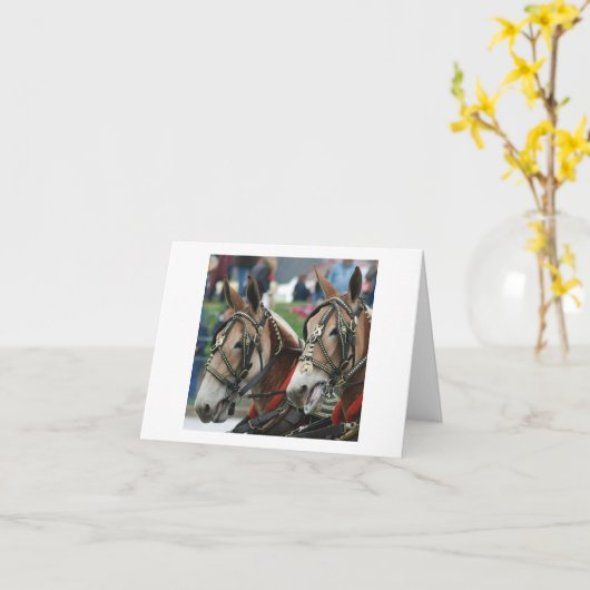 組の馬具のラバ カード (黄色い花)