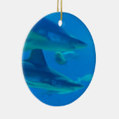 組の鮫のオーナメント セラミックオーナメント (右)