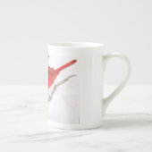 組の（鳥）ショウジョウコウカンチョウのコーヒー・マグ ボーンチャイナマグカップ (右)