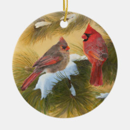 組の（鳥）ショウジョウコウカンチョウ セラミックオーナメント