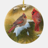 組の(鳥)ショウジョウコウカンチョウ セラミックオーナメント (裏面)