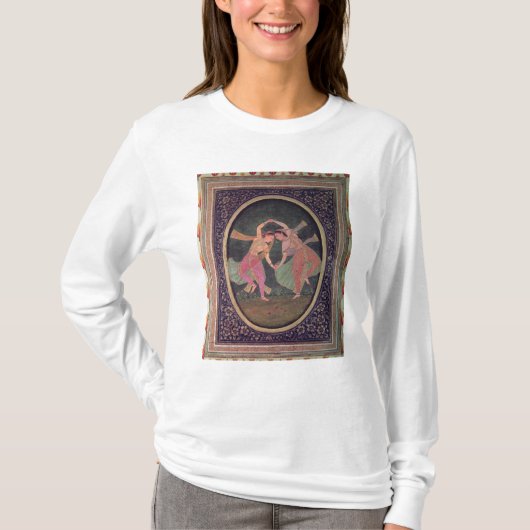 組のKathakを行っているダンサー Tシャツ (正面)