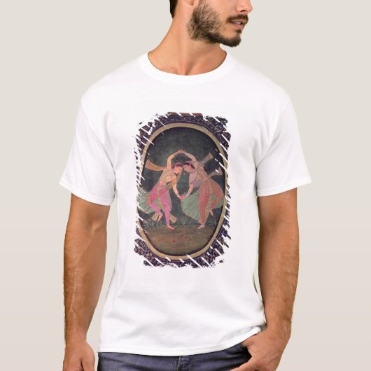 組のKathakを行っているダンサー Tシャツ (正面)
