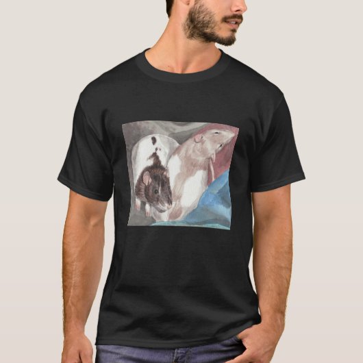 組のoのRattiesのワイシャツ Tシャツ (正面)