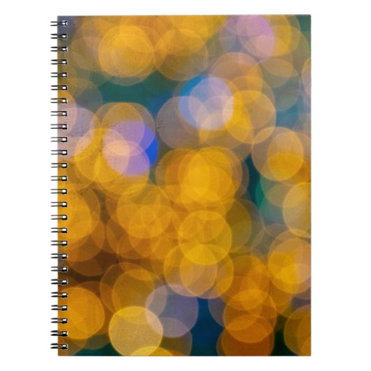 組み合わせカラープラスチックボールロット ノートブック (正面)