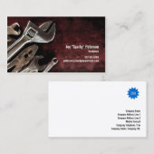 組み合わせツールMaroon Handyman Business Card 名刺 (正面/裏面)
