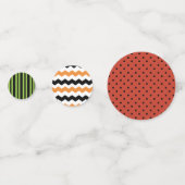 組み合わせハロウィーンパターンパーティーテーブルの装飾 コンフェッティ (正面)