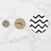 組み合わせハロウィーンパターンパーティーテーブルの装飾 コンフェッティ (裏面)