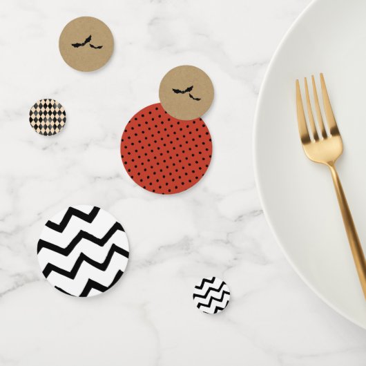 組み合わせハロウィーンパターンパーティーテーブルの装飾 コンフェッティ (グループ)