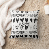 組み合わせハート クッション (ブランケット)