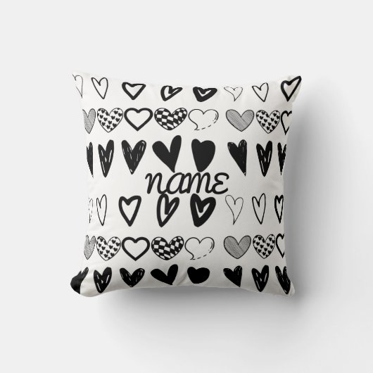 組み合わせハート クッション (正面)