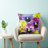 組み合わせパンジー装飾用クッション クッション (椅子)
