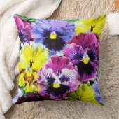 組み合わせパンジー装飾用クッション クッション (ブランケット)