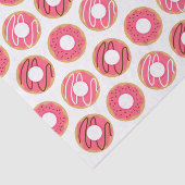 組み合わせピンクのドーナツのパターン 薄葉紙 (詳細)