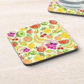 組み合わせフルーツドードルパターン コースター (左側)