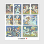 組み合わせヘッドレスホースマンホースウーマンハロウィーン シール (シート)