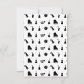 組み合わせミュージカル楽器カスタムのBG色 サンキューカード (裏面)